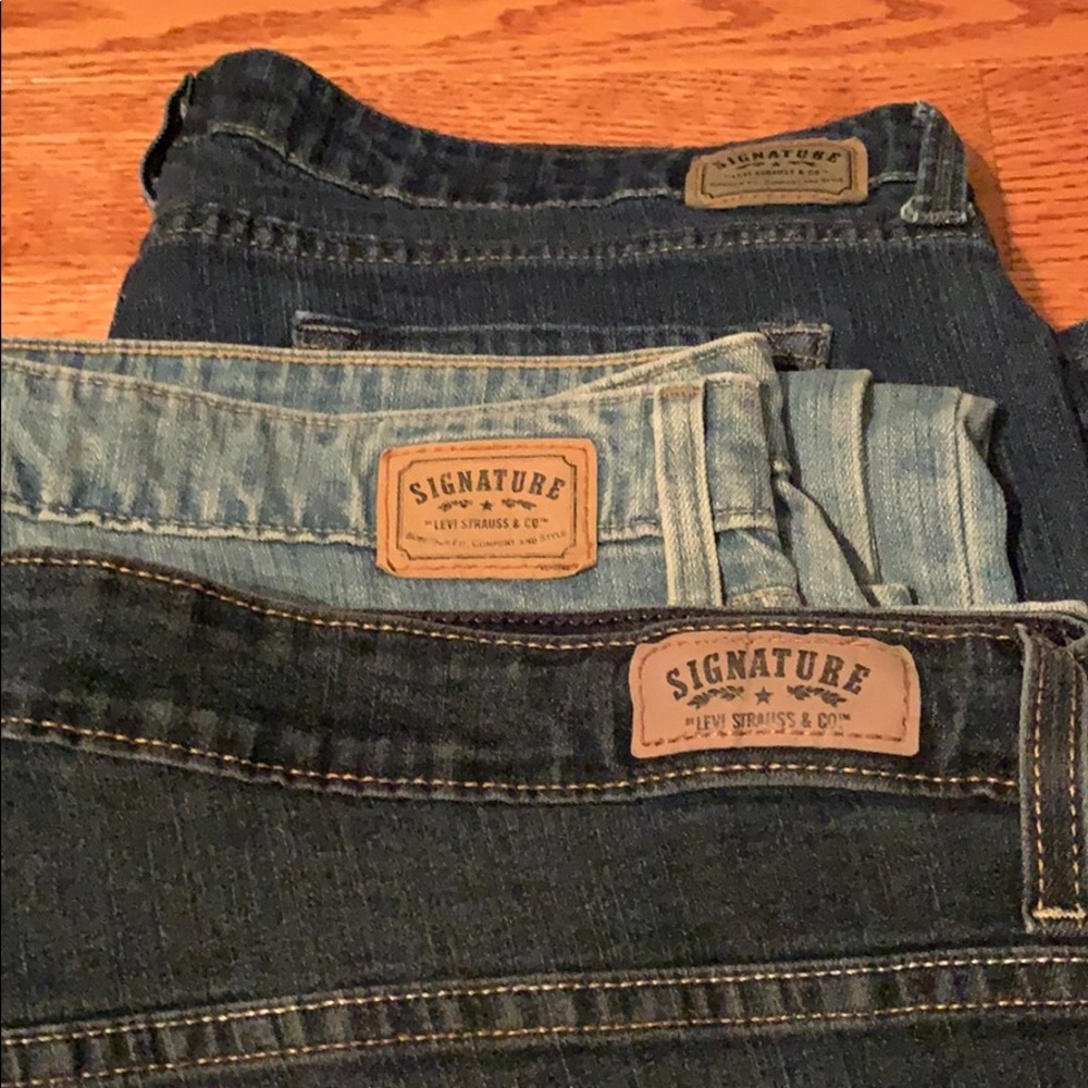 Lot of 3 jeans size 18